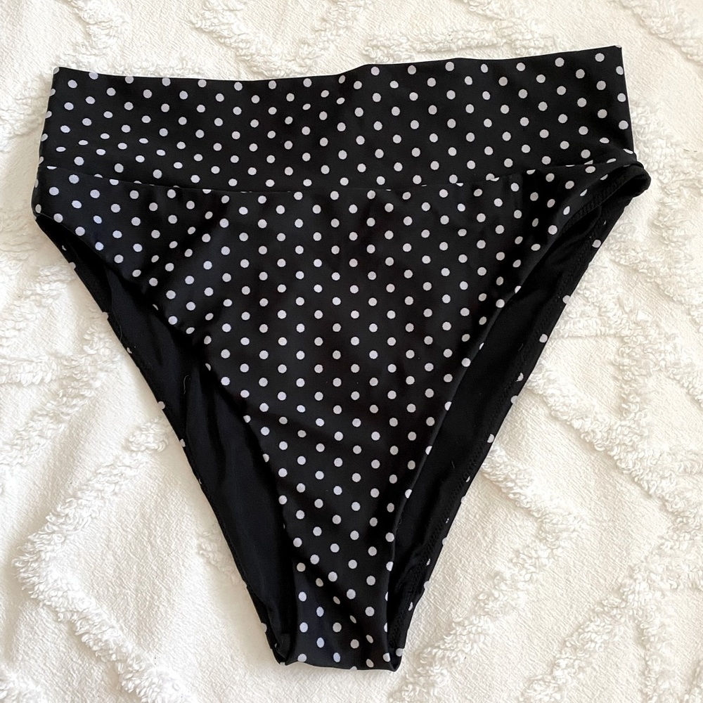 Worn once Aerie High Waisted Cheeky Bikini Bottoms sz M